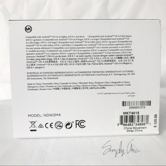 LAST 1 ⭐️ MK Black Access Hybrid smartwatch - Picture 6 of 8